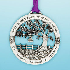 "When Someone You Love Becomes a Memory" - Merry Christmas Memorial Ornament